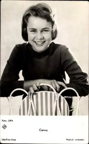 Ak Schauspielerin Conny Froboes, Portrait