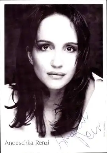 Ak Schauspielerin Anouschka Renzi, Portrait, Autogramm