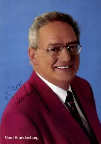 Ak Schauspieler Nero Brandenburg, Portrait, Autogramm