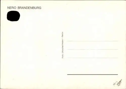 Ak Schauspieler Nero Brandenburg, Portrait, Autogramm