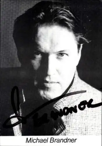Ak Schauspieler Michael Brandner, Portrait, Autogramm