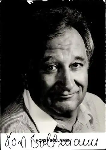 Ak Schauspieler Horst Bollmann, Portrait, Autogramm