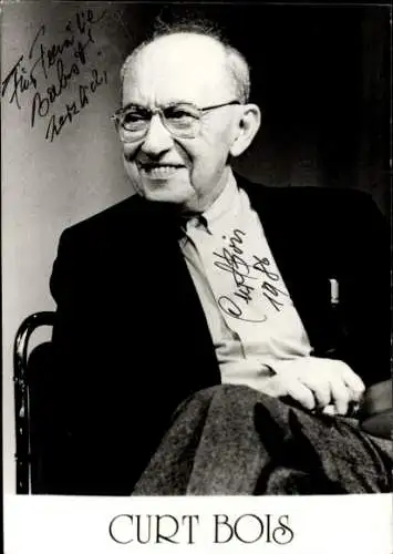 Ak Schauspieler Curt Bois, Portrait, Autogramm