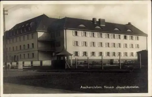 Ak Aschersleben im Salzlandkreis, Neues Invalidenheim