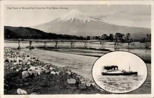 Ak NYK Line, Nippon Yūsen, Dampfer SS Taiyo Maru, Mount Fuji