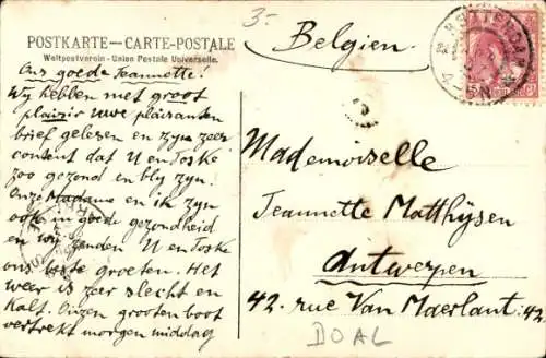 Ak Dampfer SS Bürgermeister, DOAL