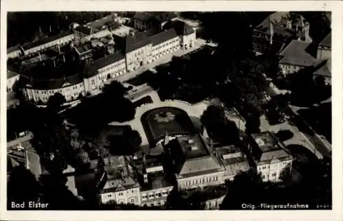 Ak Bad Elster im Vogtland, Fliegeraufnahme, Teilansicht der Stadt