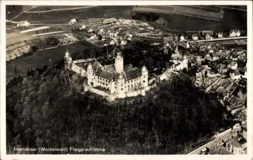 Ak Montabaur im Westerwald, Fliegeraufnahme