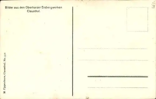 Ak Clausthal Zellerfeld Oberharz, Oberharzer Erzbergwerk, Füllort des Schachtes, Kaiser Wilhelm II.