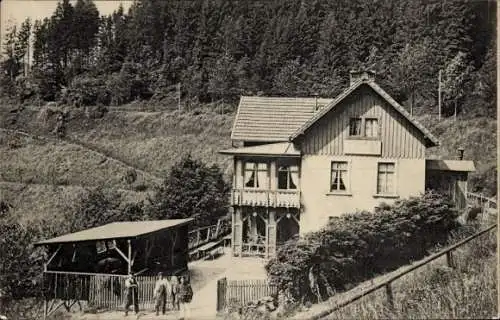 Ak Sainte Marie aux Mines Markirch Elsass Haut Rhin, Forsthaus Pflanzschule