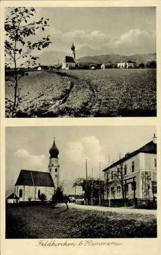 Ak Feldkirchen Hammerau Ainring im Berchtesgadener Land Oberbayern, Kirche