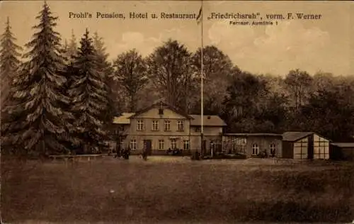 Ak Aumühle im Herzogtum Lauenburg, Prohls Pension, Friedrichsruh, F. Werner