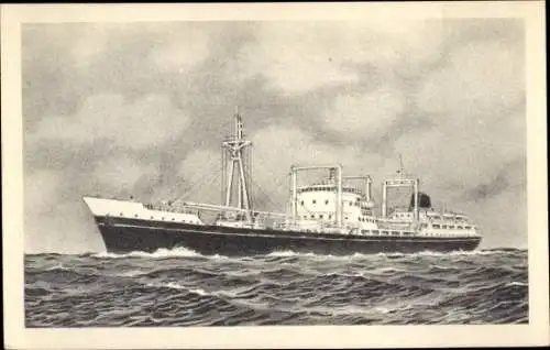 Ak Frachtschiff Imerina, Galliéni, Messageries Maritimes, MM