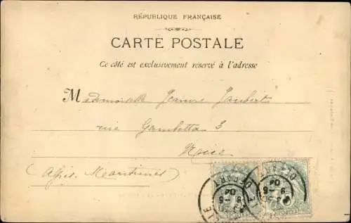 Ak Dampfer Indus, Messageries Maritimes