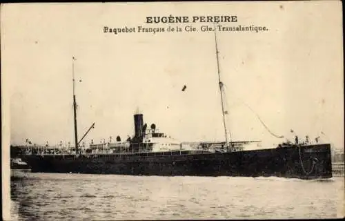 Ak Dampfer Eugene Pereire, CGT, French Line