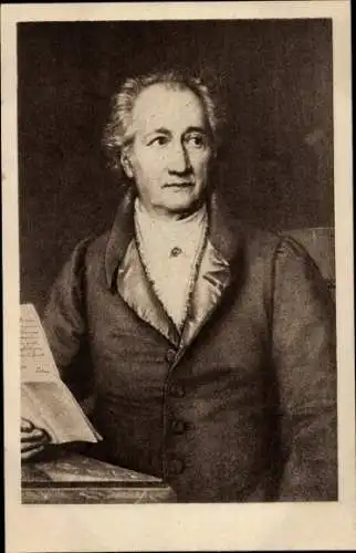 Künstler Ak Stieler, J. K., Dichter und Schriftsteller Johann Wolfgang von Goethe, Portrait