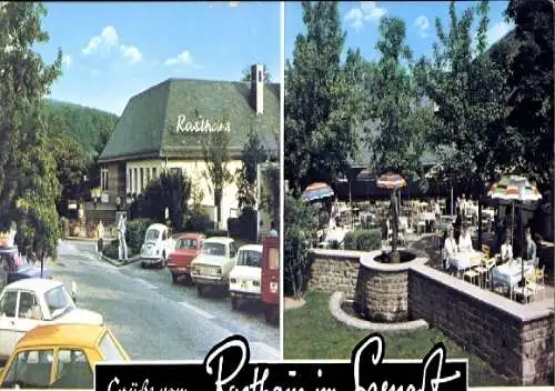 Ak Rohrbrunn Weibersbrunn im Spessart, Autobahn Raststätte