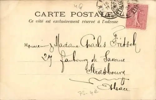 Ak Paris IV, Panorama der Stadt