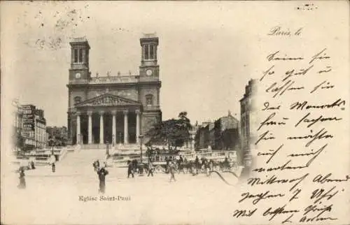 Ak Paris IV, Kirche Saint-Paul