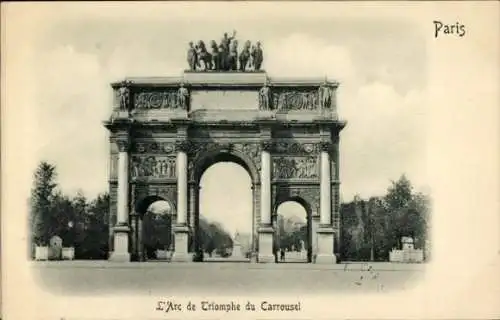 Relief Ak Paris VIII, Arc de Triomphe, Arc de Triomphe