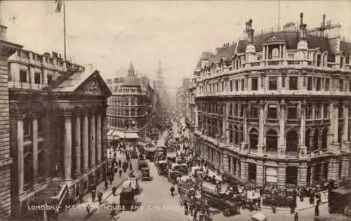 Ak London City England, Herrenhaus, Cheapside