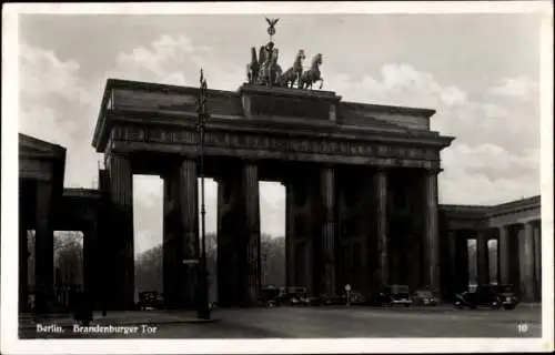 Ak Berlin Mitte, Brandenburger Tor