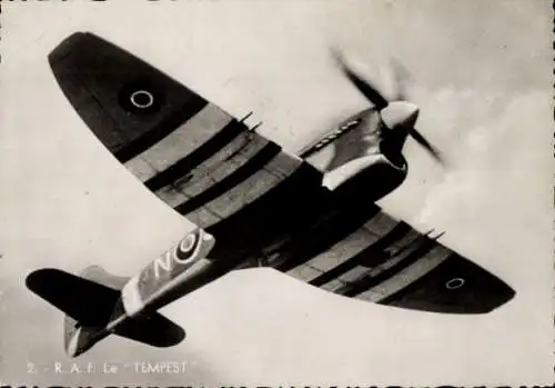 Ak Britisches Militärflugzeug Tempest