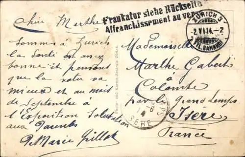 Ak Stadt Zürich Schweiz, Volkshaus