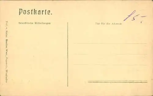 Ak Wiesbaden in Hessen, Königliches Hof-Theater, Foyer, Seitenansicht