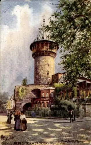 Künstler Ak Flower, Charles, Köln am Rhein, Ulrepforte am Sachsenring, Tuck Nr.  691