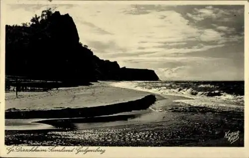 Ak Donskoje Groß Dirschkeim Ostpreußen, Galgenberg, Strand