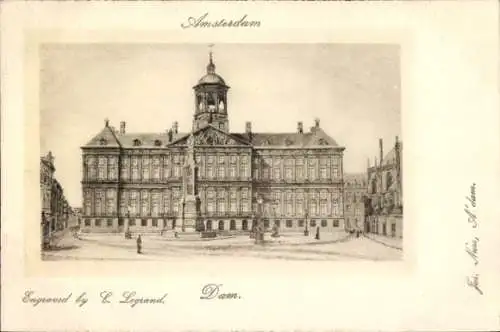 Künstler Ak Legrand, Amsterdam Nordholland Niederlande, Dam