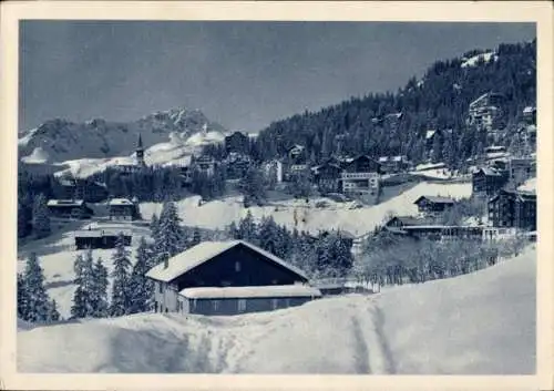 Ak Arosa Kanton Graubünden Schweiz, Gesamtansicht, Tschirpen