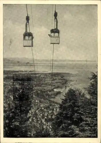 Ak Bregenz am Bodensee Vorarlberg, Pfänderbahn