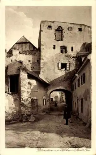 Ak Dürnstein an der Donau Wachau Niederösterreich, Tor