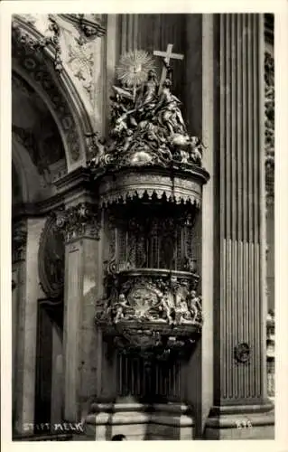 Ak Melk Niederösterreich, Stift Melk, Kanzel