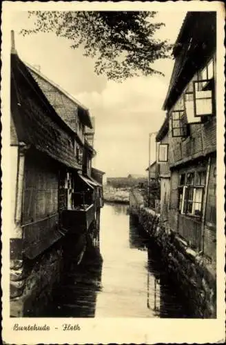 Ak Buxtehude in Niedersachsen, Fleth, Teilansicht