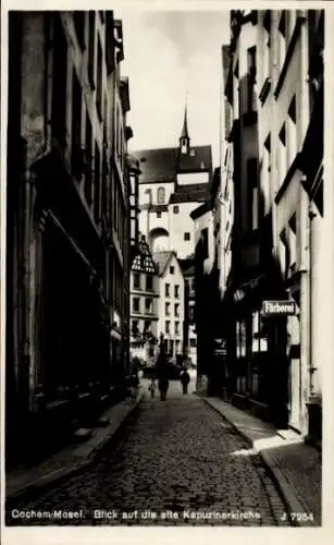 Ak Cochem an der Mosel, alte Kapuzinerkirche