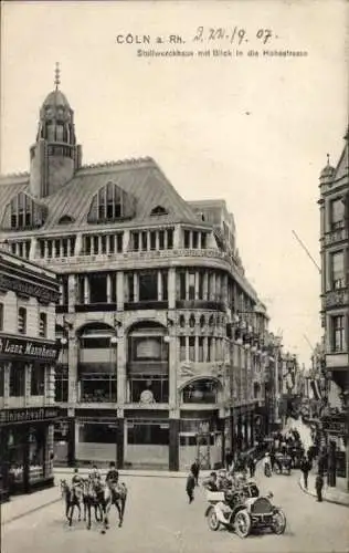 Ak Köln am Rhein, Stollwerckhaus, Hohestraße