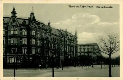 Ak Hamburg Eimsbüttel Rotherbaum, Moorweidenstraße