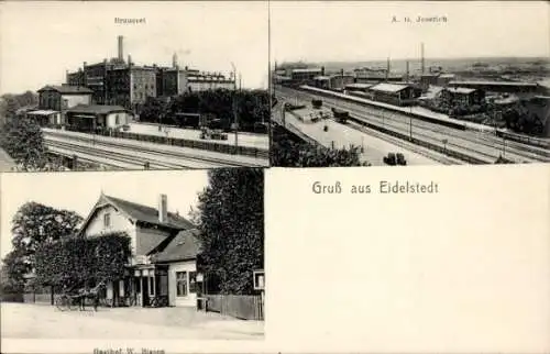 Ak Hamburg Eimsbüttel Eidelstedt, Brauerei, Gasthof, Fabrik Jeserich