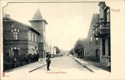 Ak Wedel an der Elbe, Pinneberger Straße