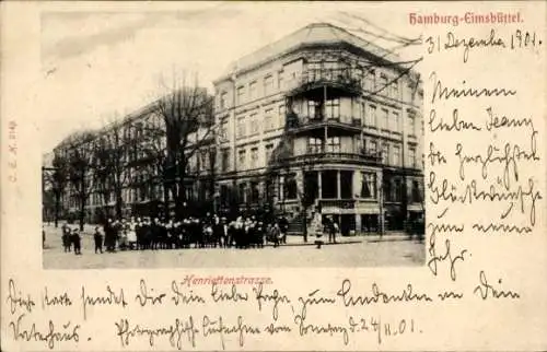 Ak Hamburg Eimsbüttel, Henrietten Straße