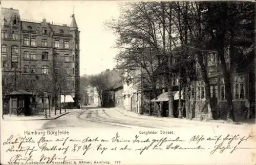 Ak Hamburg Mitte Borgfelde, Borgfelder Straße