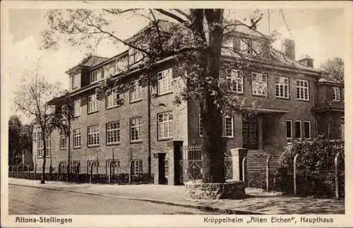 Ak Hamburg Eimsbüttel Stellingen, Pflegeheim Alten Eichen, Haupthaus