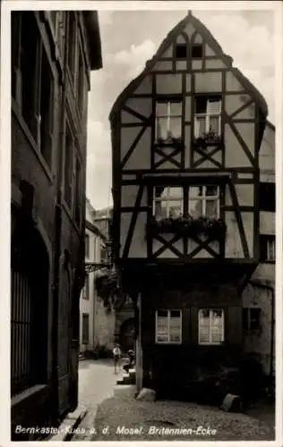 Ak Bernkastel Kues an der Mosel, Britannien Ecke