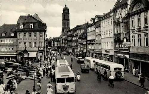 Ak Göttingen in Niedersachsen, Weender Straße, Bus Linie 2 nach Geismar