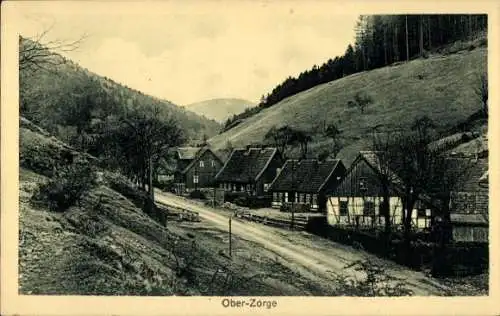 Ak Zorge Walkenried im Harz, Oberzorge, Teilansicht