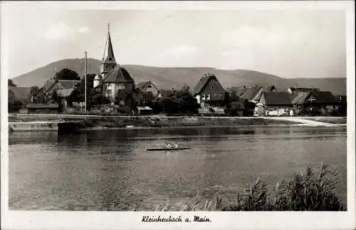 Ak Kleinheubach am Main Unterfranken, Teilansicht, Kirche