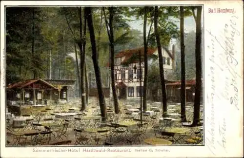 Ak Bad Homburg vor der Höhe Hessen, Hotel Hardtwald